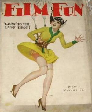 FILM FUN magazine side cover Issue 148 November 1927