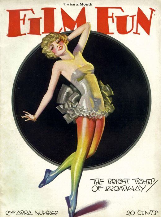 FILM FUN magazine side cover Issue 156 2nd April number 1928