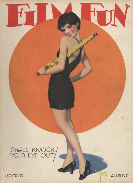 FILM FUN magazine side cover Issue 159 July 1928