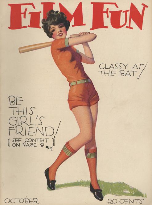 FILM FUN magazine side cover Issue 162 October 1928
