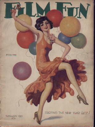 FILM FUN magazine side cover Issue 178 February 1930