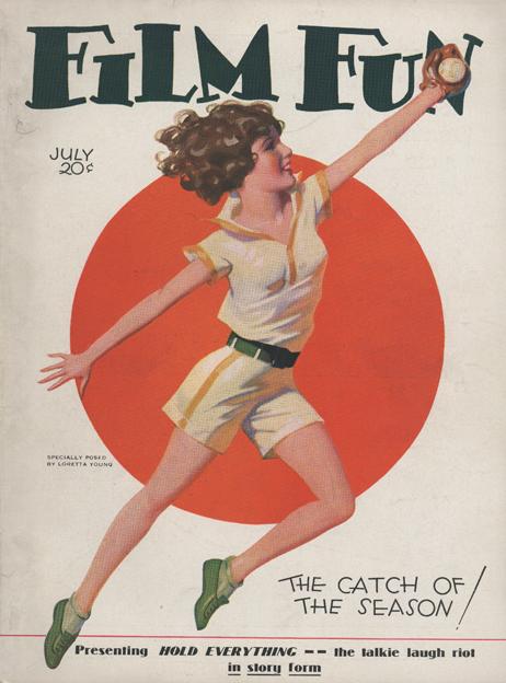 FILM FUN magazine side cover Issue 183 July 1930