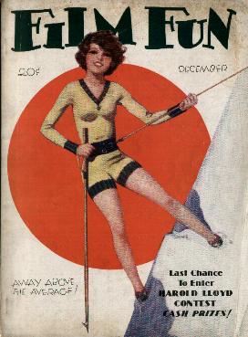 FILM FUN magazine side cover Issue 188 December 1930