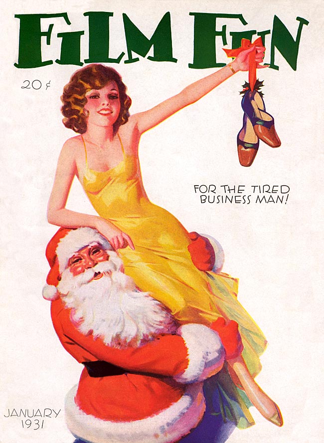 FILM FUN magazine side cover Issue 189 January 1931