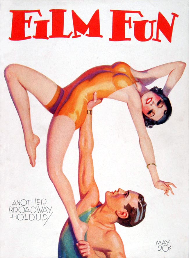 FILM FUN magazine side cover Issue 193 May 1931