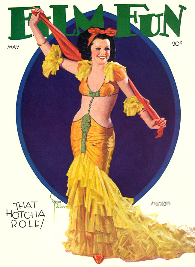 FILM FUN magazine side cover Issue 205 May 1932
