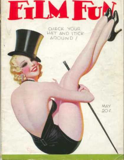 FILM FUN magazine side cover Issue 217 May 1933