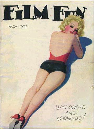 FILM FUN magazine side cover Issue 229 May 1934