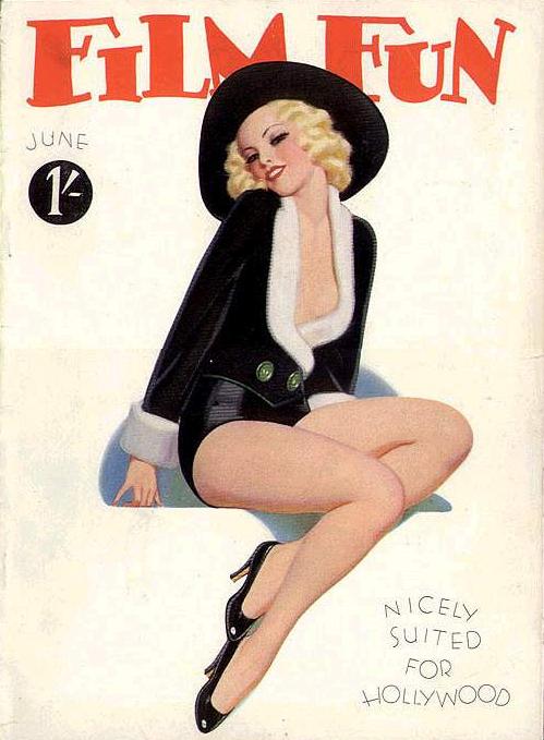 FILM FUN magazine side cover Issue 230 June 1934