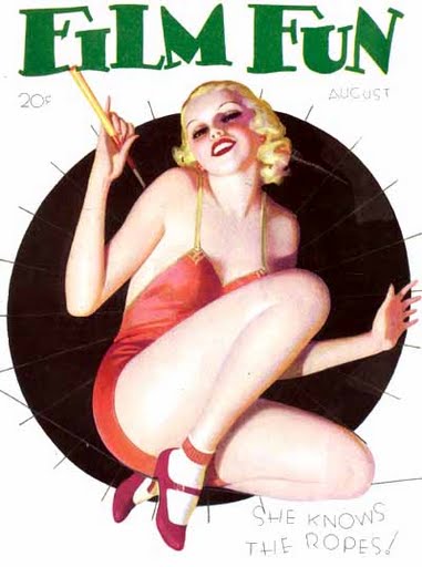 FILM FUN magazine side cover Issue 232 August 1934