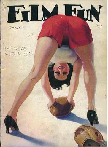 FILM FUN magazine side cover Issue 235 November 1934