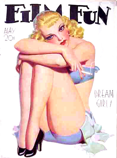FILM FUN magazine side cover Issue 241 May 1935