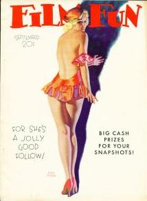 FILM FUN magazine side cover Issue 245 September 1935