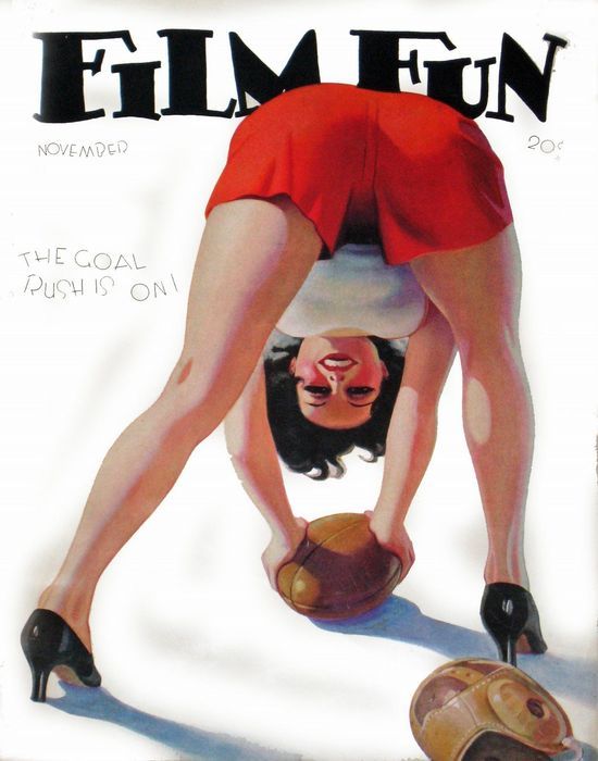 FILM FUN magazine side cover Issue 247 November 1935