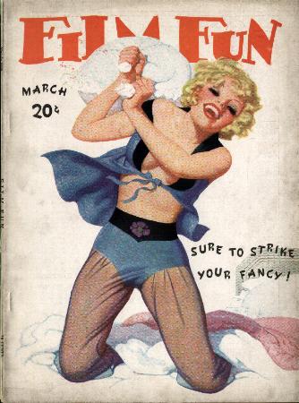 FILM FUN magazine side cover Issue 251 March 1936