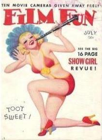 FILM FUN magazine side cover Issue 255 July 1936
