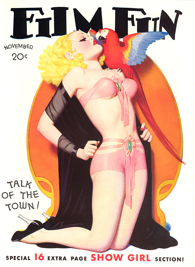 FILM FUN magazine side cover Issue 259 November 1936