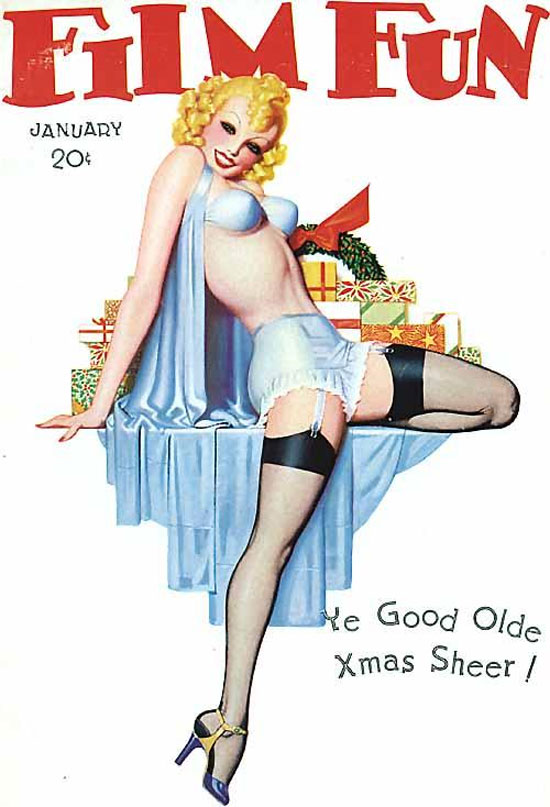 FILM FUN magazine side cover Issue 261 January 1937