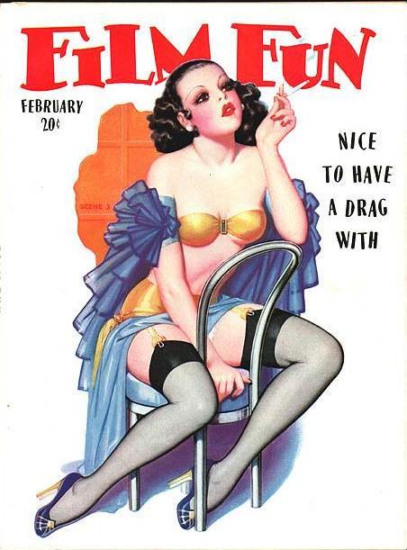 FILM FUN magazine side cover Issue 262 February 1937