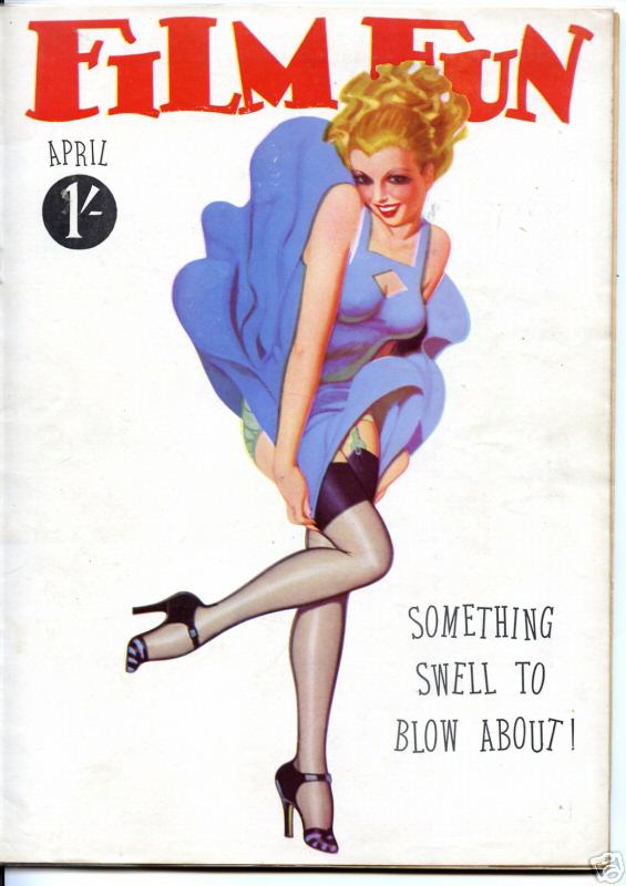 FILM FUN magazine side cover Issue 264 April 1937