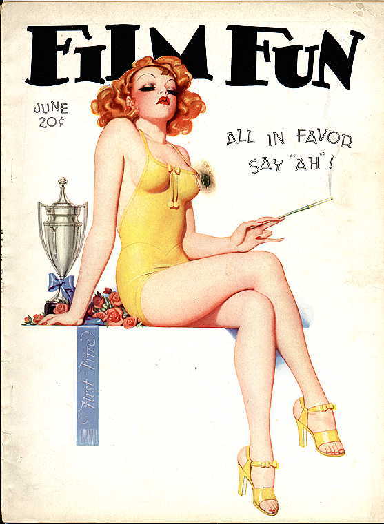 FILM FUN magazine side cover Issue 266 June 1937