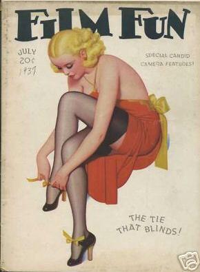 FILM FUN magazine side cover Issue 267 July 1937