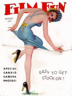 FILM FUN magazine side cover Issue 268 August 1937