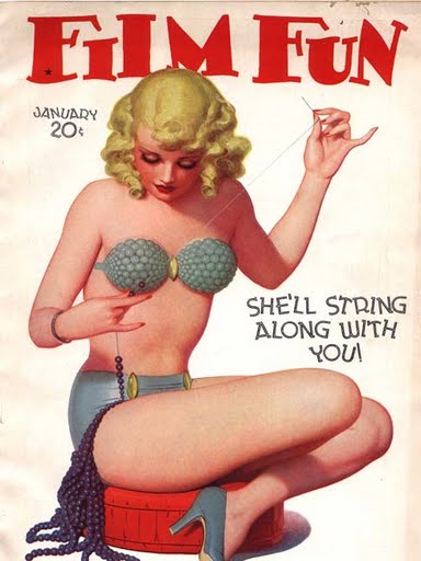 FILM FUN magazine side cover Issue 273 January 1938
