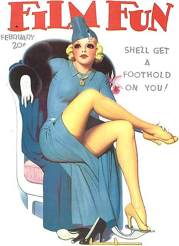 FILM FUN magazine side cover Issue 274 February 1938