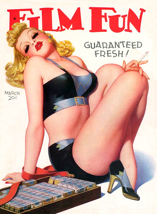 FILM FUN magazine side cover Issue 275 March 1938