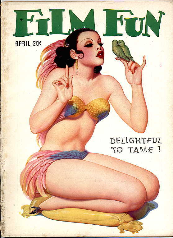 FILM FUN magazine side cover Issue 276 April 1938