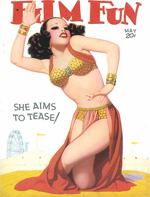 FILM FUN magazine side cover Issue 277 May 1938