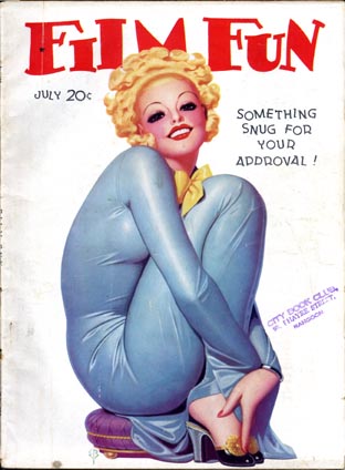 FILM FUN magazine side cover Issue 279 July 1938