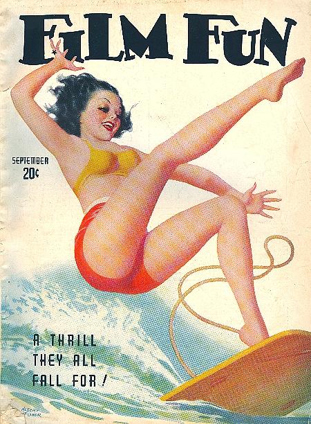 FILM FUN magazine side cover Issue 281 September 1938