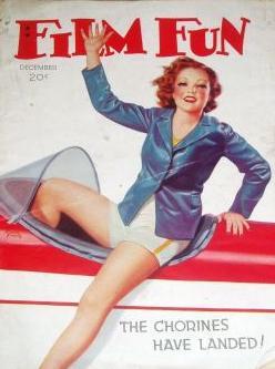 FILM FUN magazine side cover Issue 284 December 1938