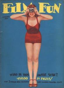 FILM FUN magazine side cover Issue 285 January 1939