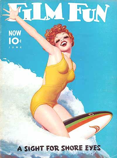 FILM FUN magazine side cover Issue 290 June 1939