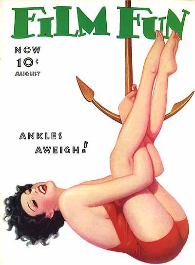 FILM FUN magazine side cover Issue 292 August 1939