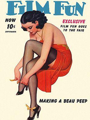 FILM FUN magazine side cover Issue 293 September 1939