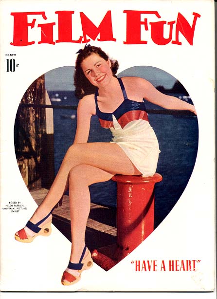 FILM FUN magazine side cover Issue 311 March 1941