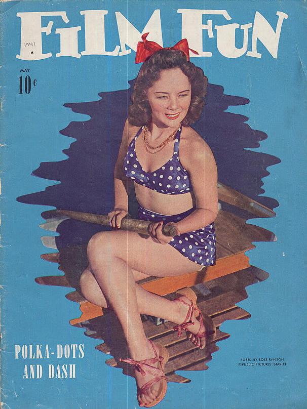 FILM FUN magazine side cover Issue 313 May 1941