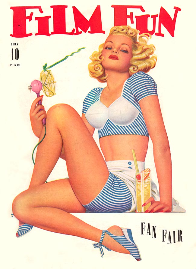 FILM FUN magazine side cover Issue 315 July 1941
