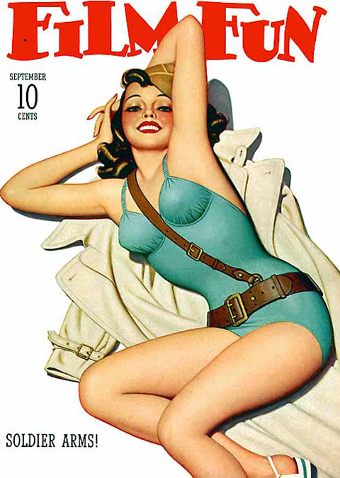 FILM FUN magazine side cover Issue 317 September 1941