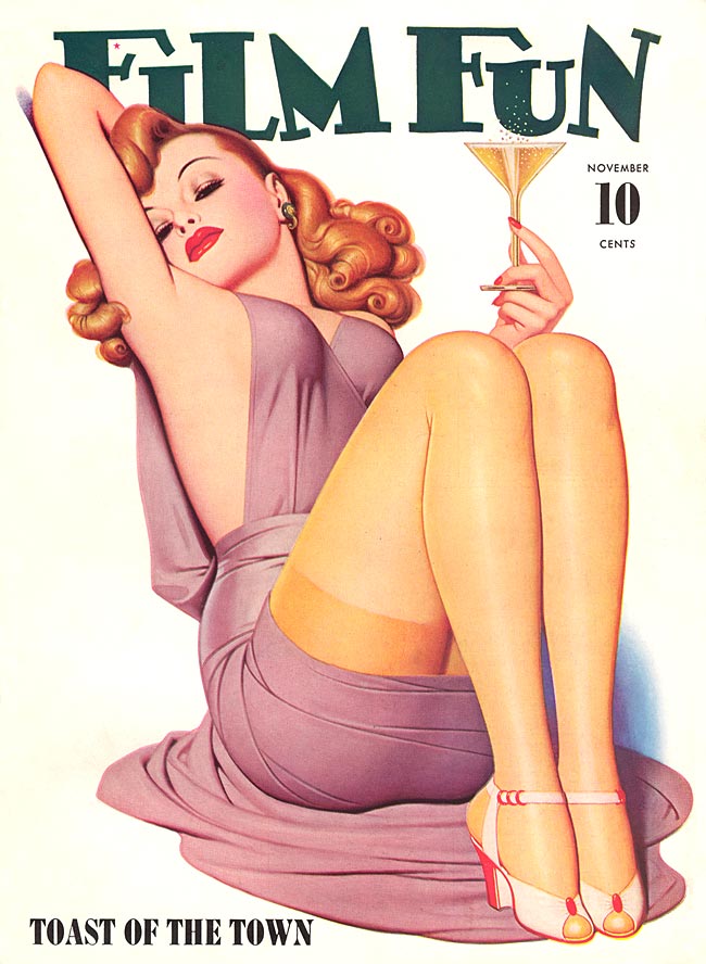 FILM FUN magazine side cover Issue 319  1941