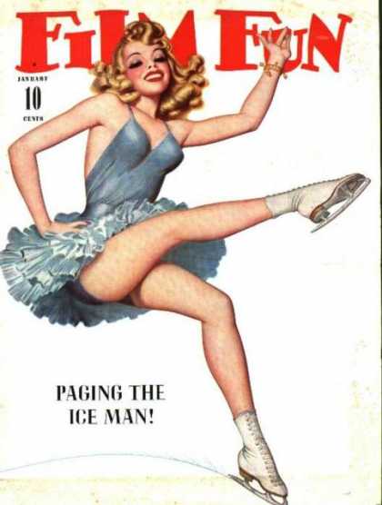 FILM FUN magazine side cover Issue 321 January 1942