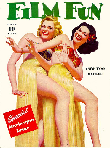 FILM FUN magazine side cover Issue 323 March 1942