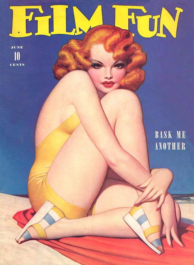 FILM FUN magazine side cover Issue 326 June 1942