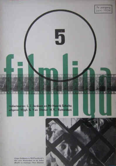 FILMLIGA magazine cover Issue 5 June 1934
