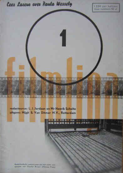 FILMLIGA magazine cover Issue 1  1935