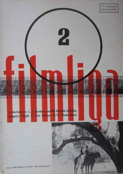 FILMLIGA magazine cover Issue 2 February 1934